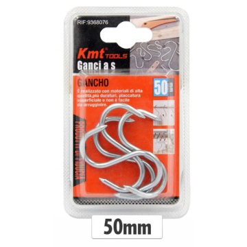 Gancio a S - 4pz da 50mm